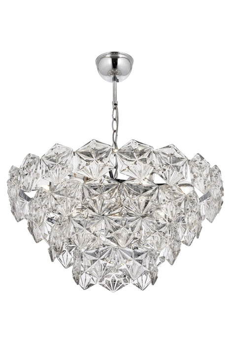 Lustra stil modern, din metal, culoare crom – AV-1690-K60