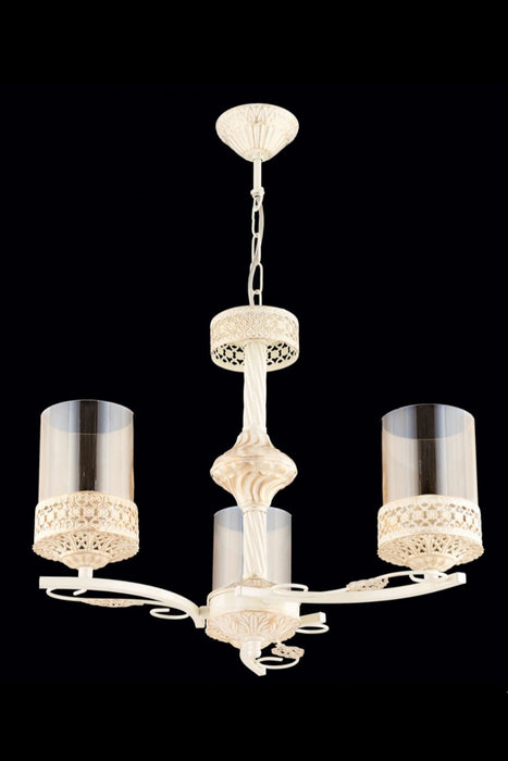 Lustra stil clasic, din metal, culoare crem fier forjat – AV-65109-3B