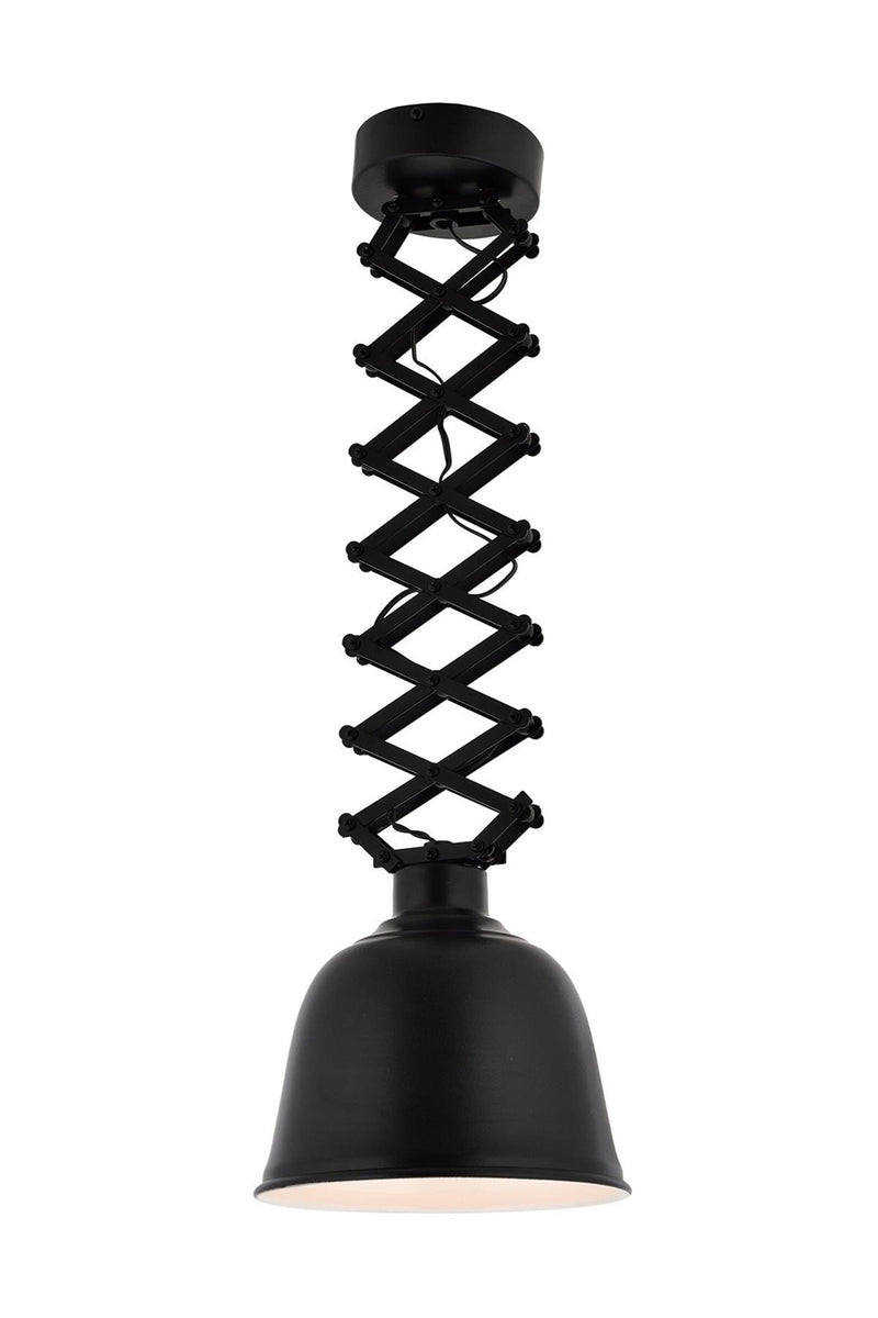 Lustra stil modern, din metal, culoare negru