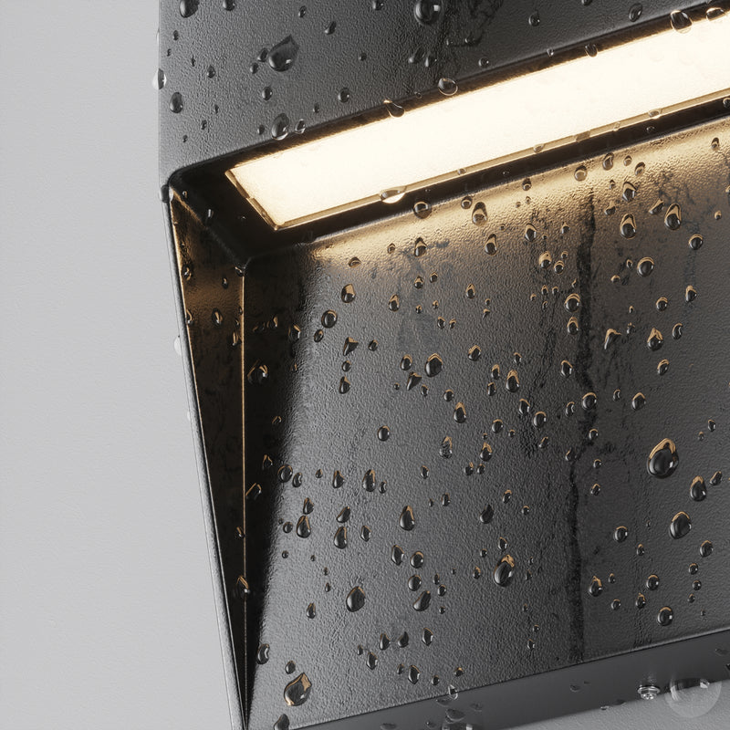 Lampa pentru iluminat scari Maytoni Outdoor Mane, Negru, LED 3W, 100lm 3000K