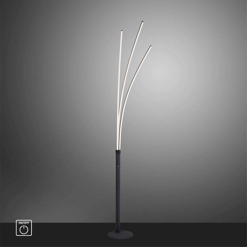 Lampadar Paul Neuhaus MAJA 3xLED Negru