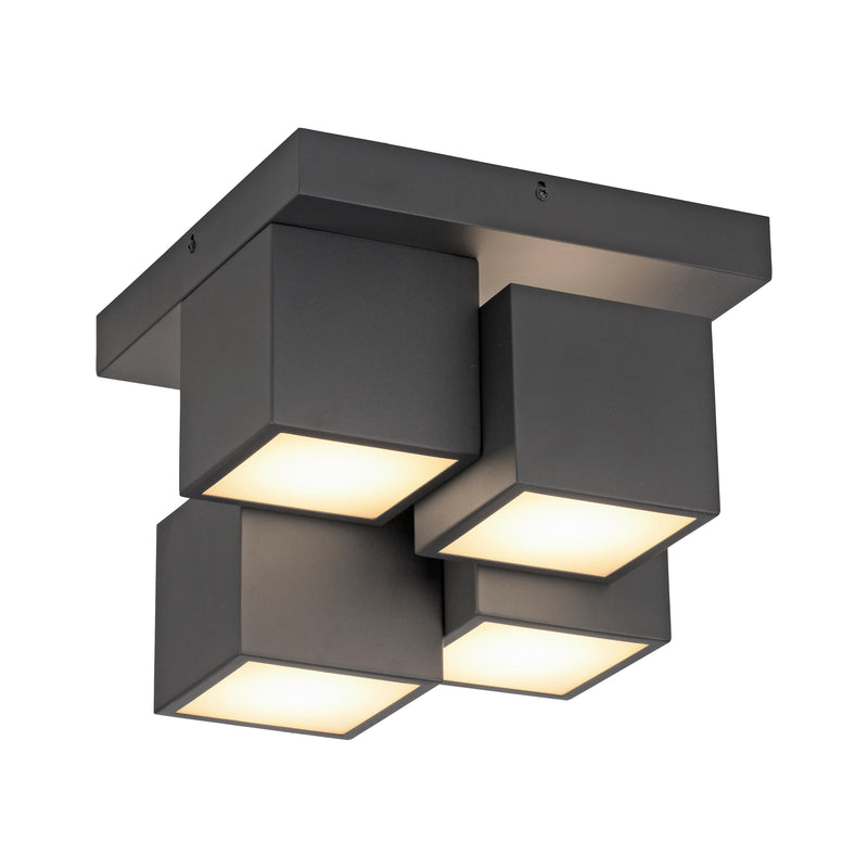Plafoniera Paul Neuhaus TETRIS 4xLED Negru