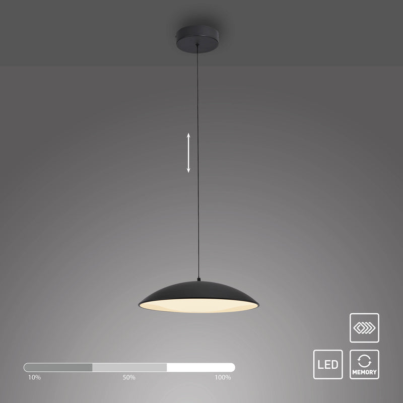 Lustra Paul Neuhaus LENTE LED Negru