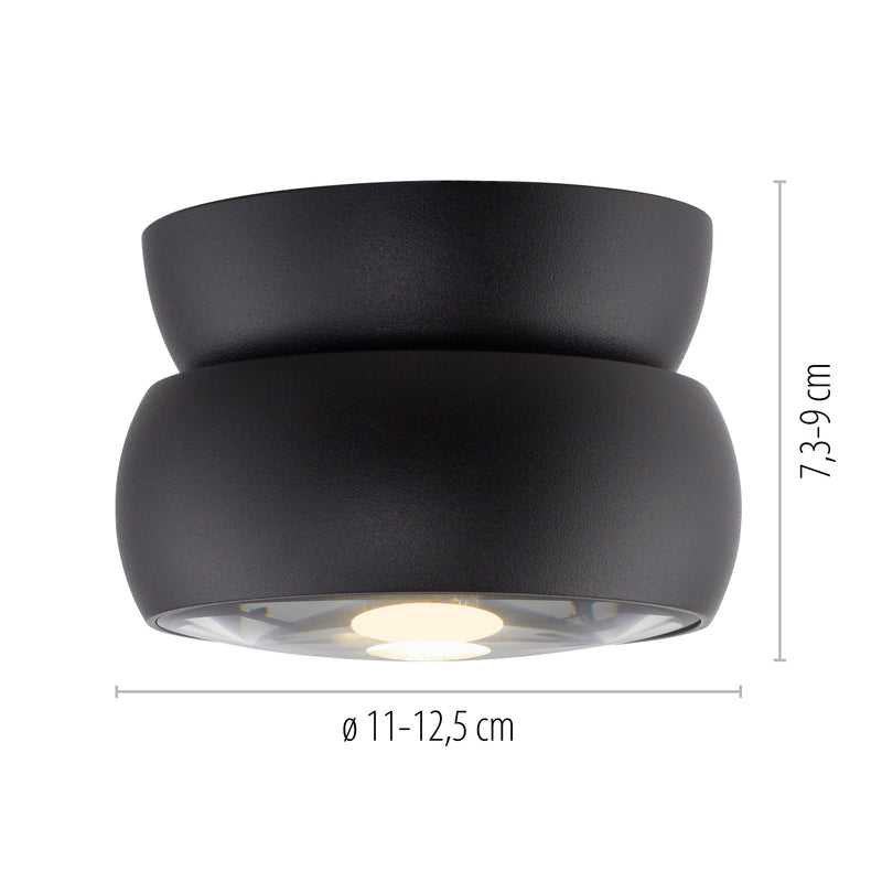 Plafoniera Paul Neuhaus PURE MOVE LED Negru