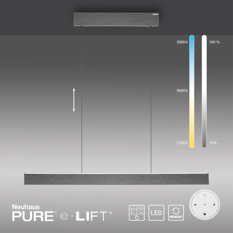 Lustra Paul Neuhaus PURE E-MOTION 2xLED Gri
