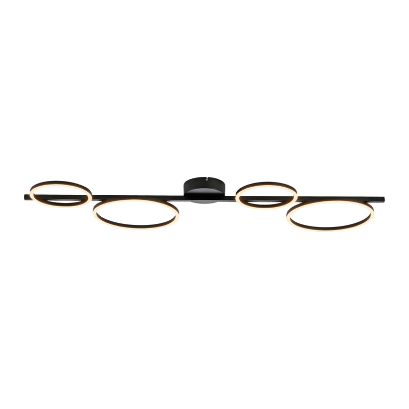 Plafoniera Paul Neuhaus MINI RITUS 4xLED Negru