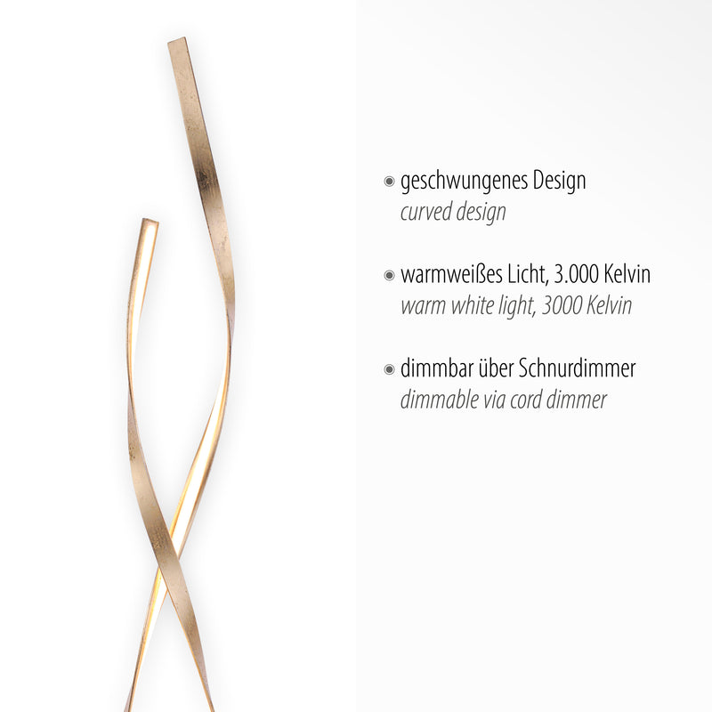 Lampadar Paul Neuhaus LINDA LED Auriu