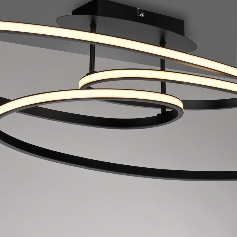 Plafoniera Paul Neuhaus LUMACA LED Negru
