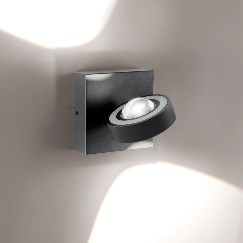 Aplica Paul Neuhaus Q-MIA 4xLED Antracit