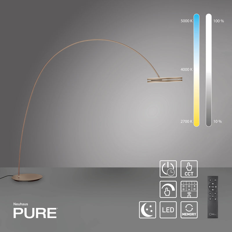 Lampadar Paul Neuhaus PURE LOOP-BOW 2xLED Maro