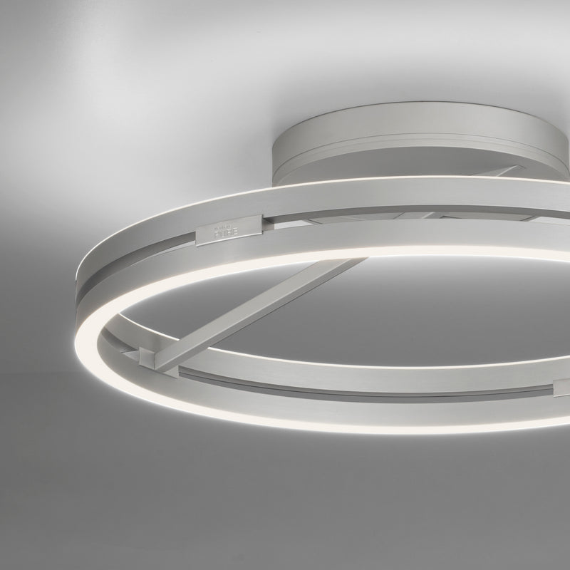 Plafoniera Paul Neuhaus PURE LOOP 2xLED Aluminiu