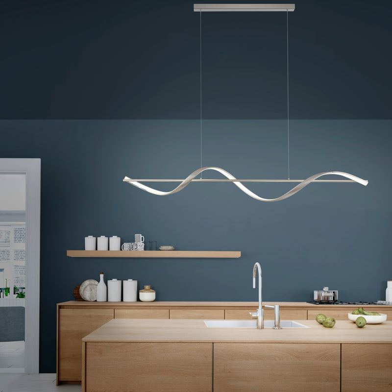 Lustra Paul Neuhaus Q-SWING LED Argintiu