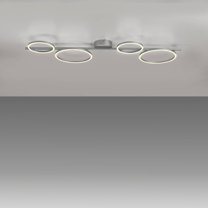 Plafoniera Paul Neuhaus MINI RITUS 4xLED Argintiu