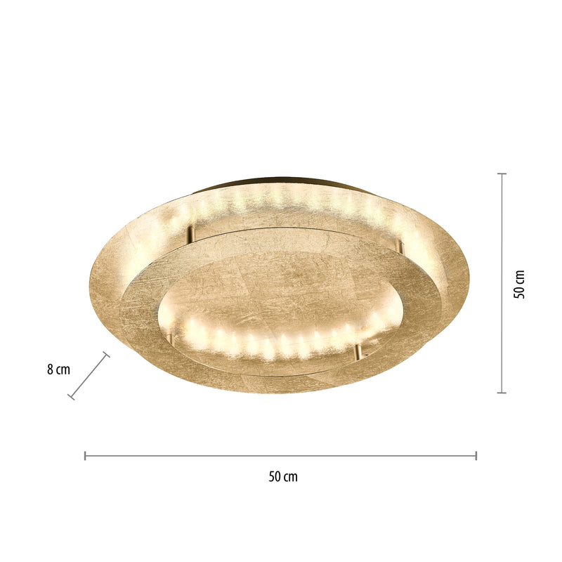 Plafoniera Paul Neuhaus NEVIS 4xLED Auriu