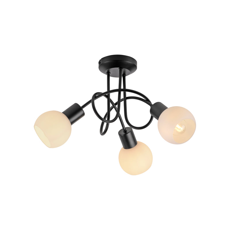 Plafoniera Paul Neuhaus LOKI 3xE14 Negru