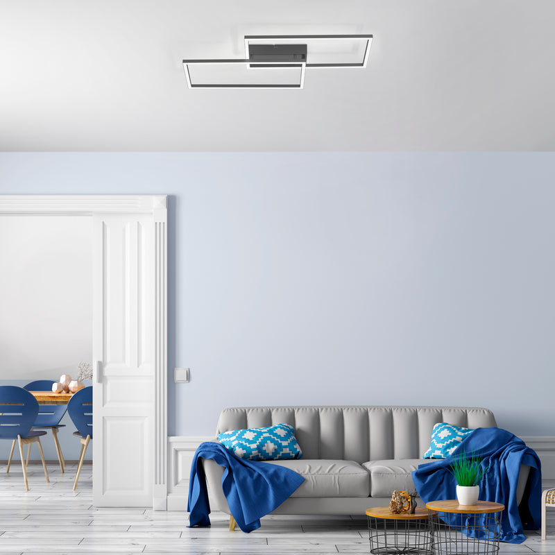 Plafoniera Paul Neuhaus IVEN 2xLED Negru