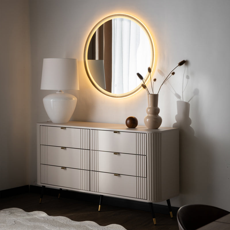 Oglinda LED Zuma Line LUSTRO LED Auriu