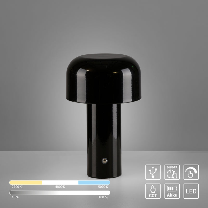 Veioza Zuma Line AGNES LED Negru