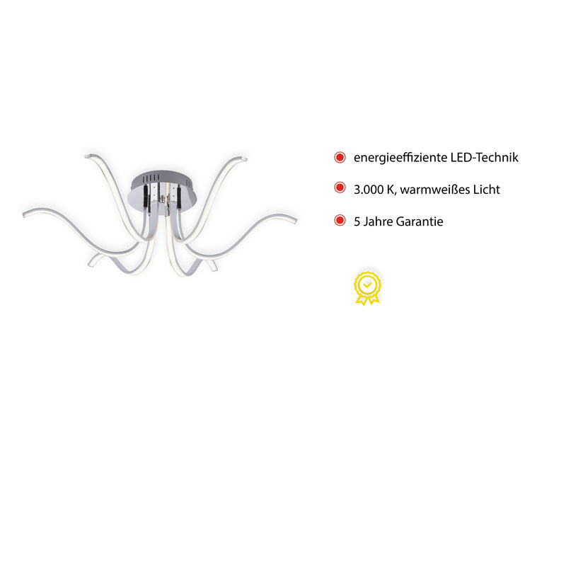 Plafoniera Paul Neuhaus VALERIE 6xLED Crom