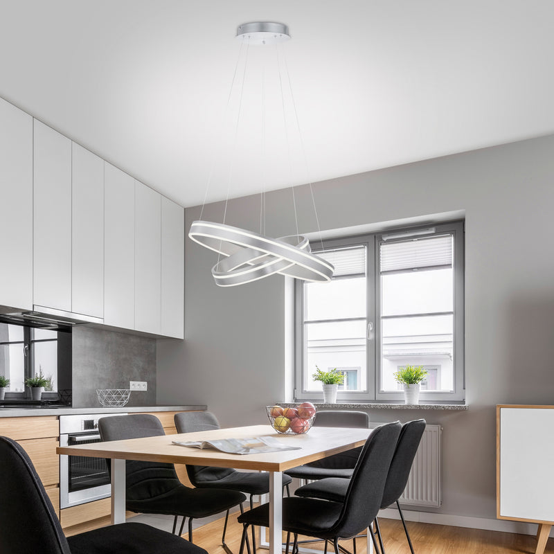 Lustra Paul Neuhaus Q-VITO 2xLED Argintiu