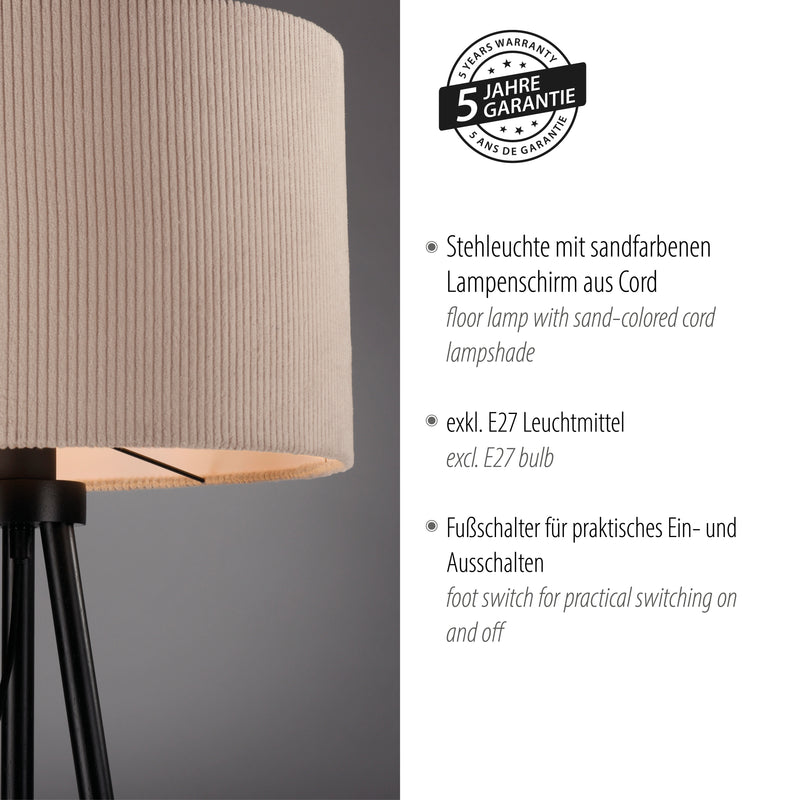 Lampadar Paul Neuhaus GREEN DURO 1xE27 Bej