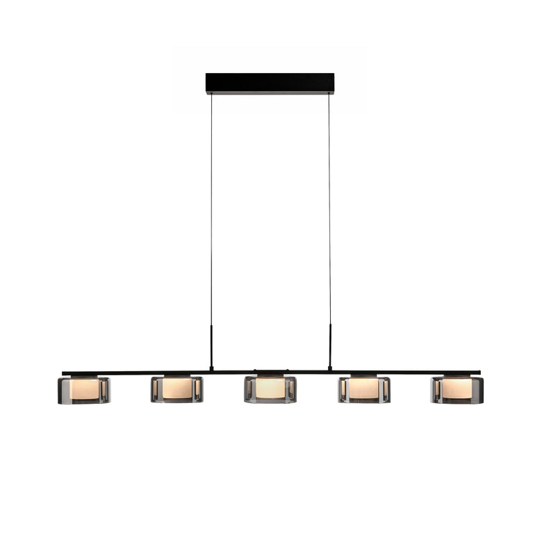 Lustra Paul Neuhaus RIKA 5xLED Negru