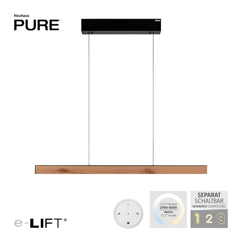 Lustra Paul Neuhaus PURE E-MOTION 2xLED Negru