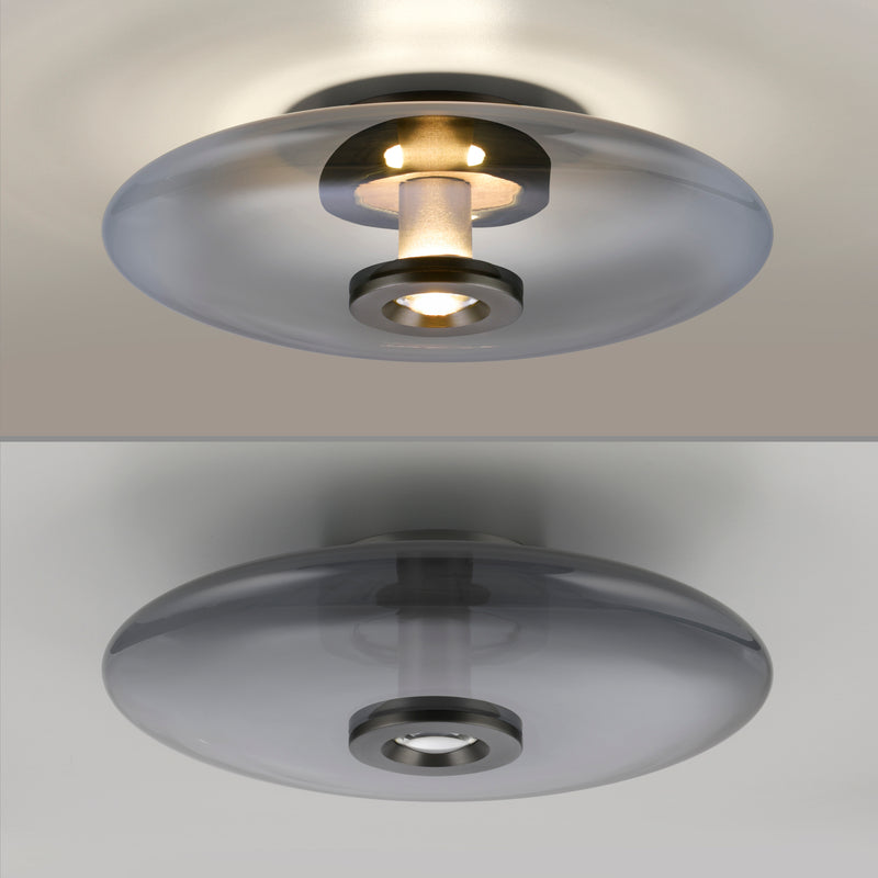 Plafoniera Paul Neuhaus PURE VITRUM 2xLED Gri