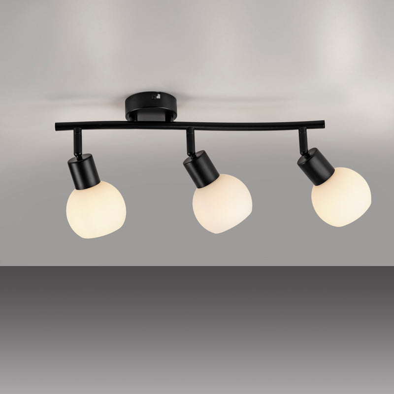 Plafoniera Paul Neuhaus LOKI 3xE14 Negru