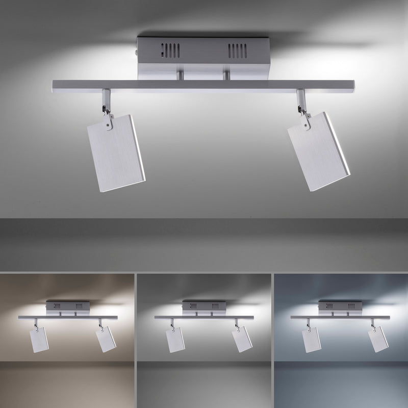Plafoniera Paul Neuhaus PURE-MIRA 2xLED Aluminiu