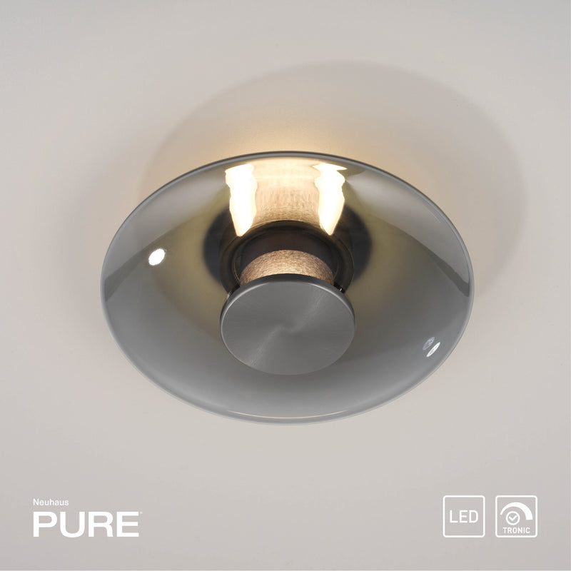 Aplica Paul Neuhaus PURE VITRUM LED Gri