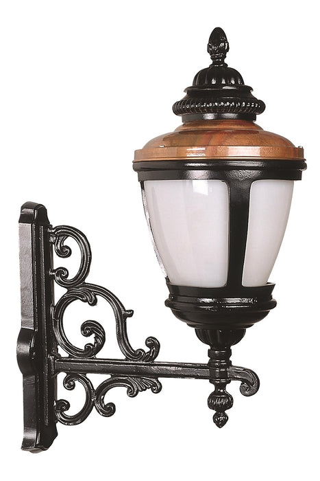 Felinar stil clasic, din aluminiu, culoare marorengi/negru – BAP-68011-BSY-OP