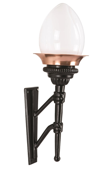 Felinar stil clasic, din aluminiu, culoare galben/negru – BAP-68050-BSY-OP