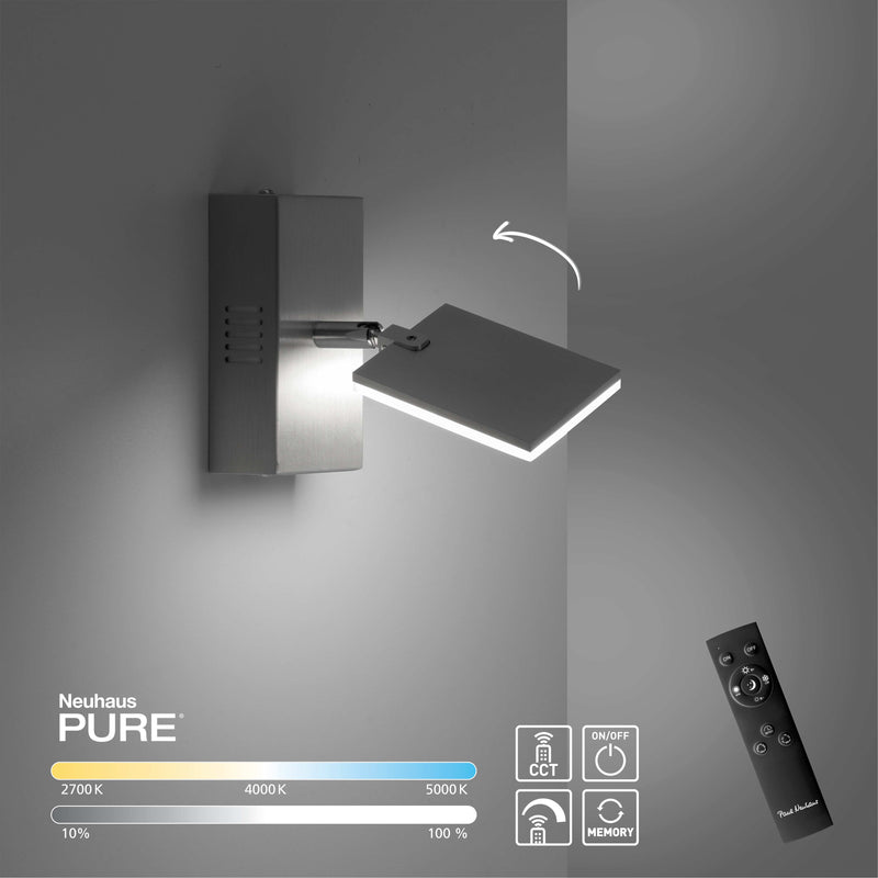 Aplica Paul Neuhaus PURE-MIRA LED Aluminiu