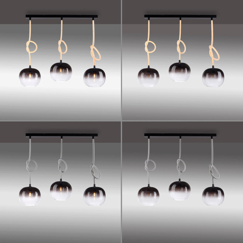 Lustra Paul Neuhaus LUMA 3xE27/LED Negru