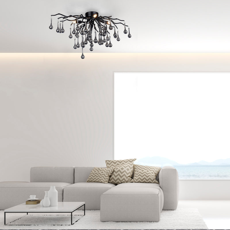 Plafoniera Paul Neuhaus ICICLE 4xG9 Negru