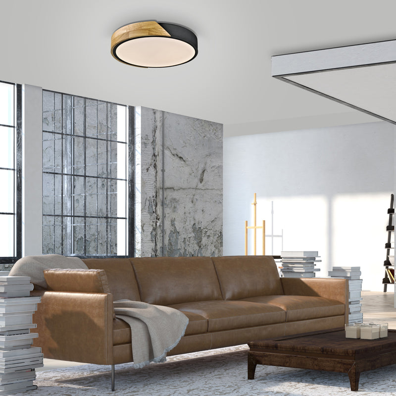 Plafoniera Zuma Line BILA LED Negru