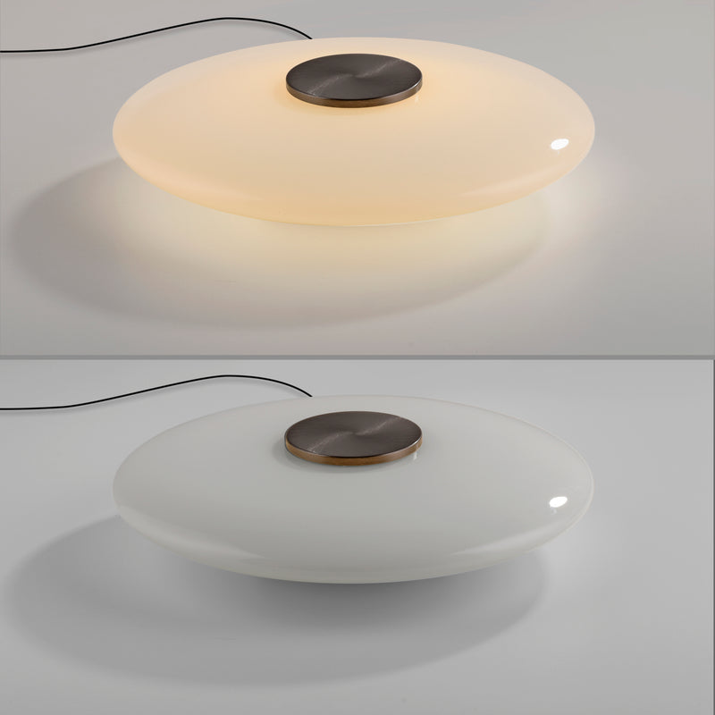 Veioza Paul Neuhaus PURE VITRUM LED Maro Metalic