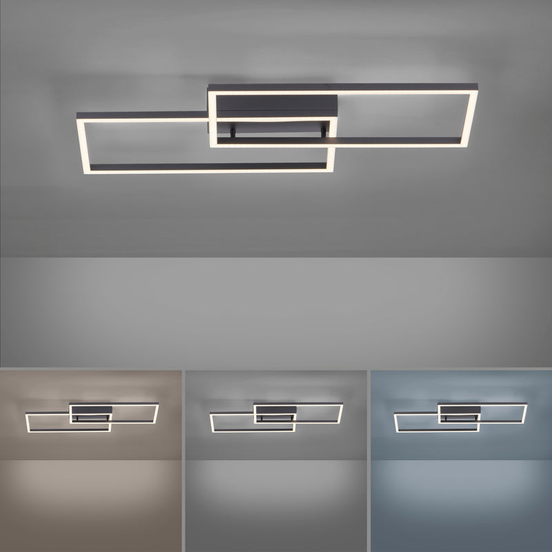 Plafoniera Paul Neuhaus IVEN 2xLED Negru