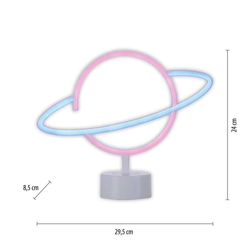 Veioza Zuma Line NEON-SATURN LED Multicolor