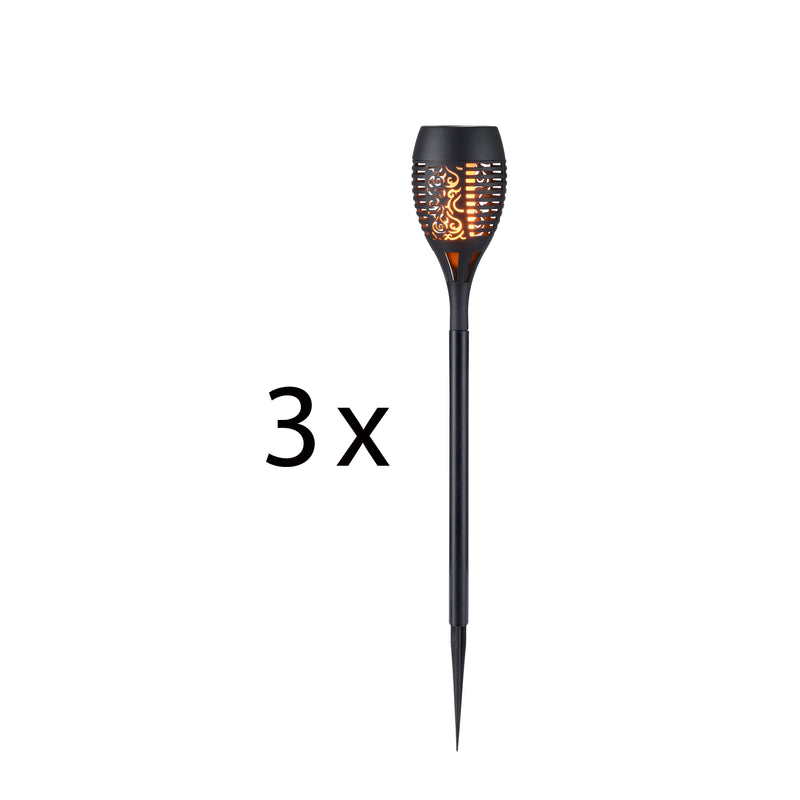 Lampa Exterior Paul Neuhaus FACKEL-SOL LED Negru