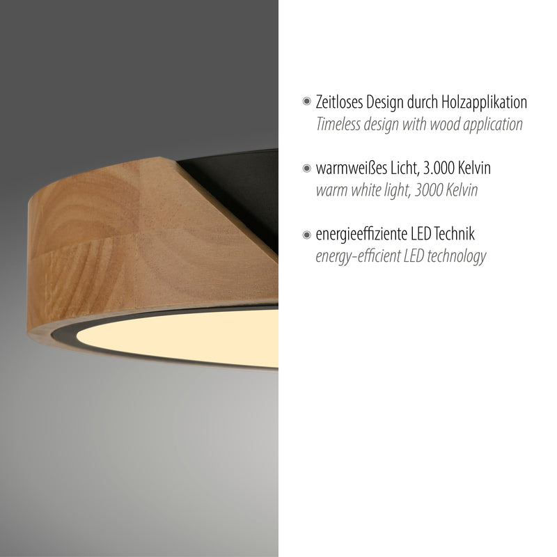 Plafoniera Zuma Line BILA LED Negru