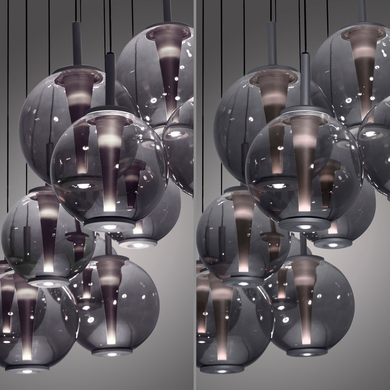 Lustra Paul Neuhaus PURE E-INFINITY 10xLED Gri