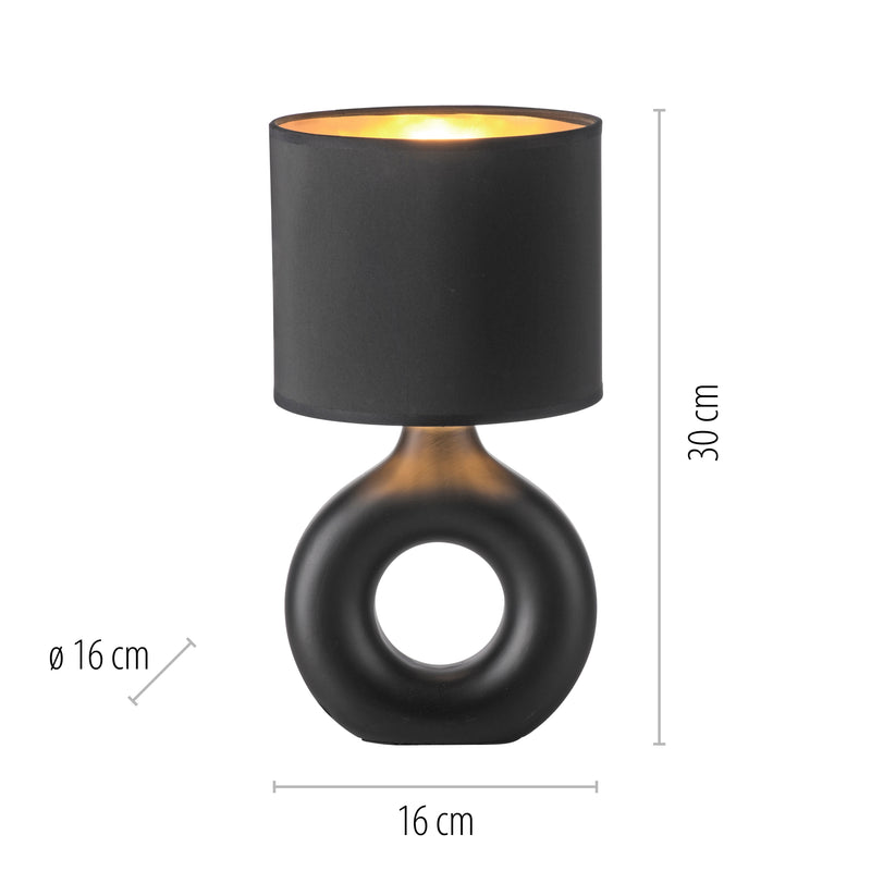 Veioza Paul Neuhaus CARARA 1xE27 Negru