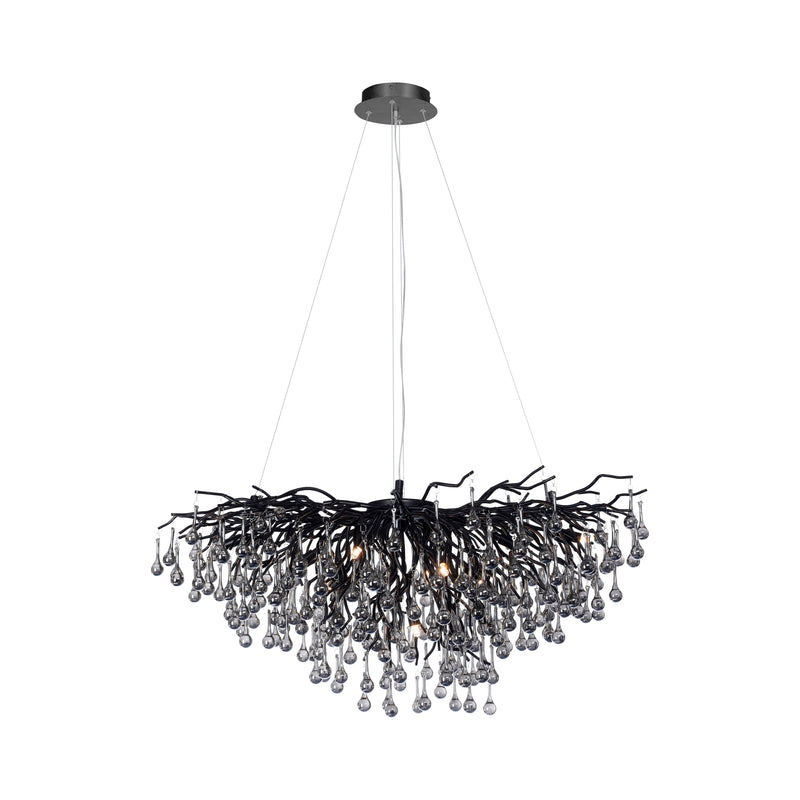 Lustra Paul Neuhaus ICICLE 10xG9 Negru