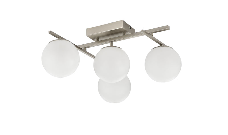 Plafoniera Zuma Line NEBULA 4xLED Nichel