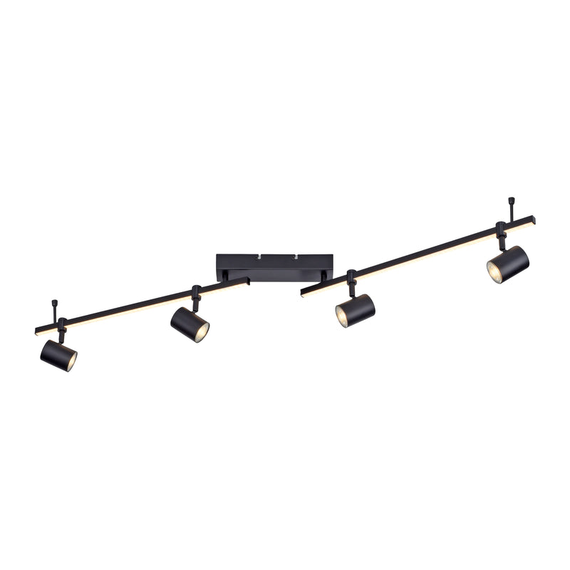 Plafoniera Paul Neuhaus BARIK 5xGU10 Negru