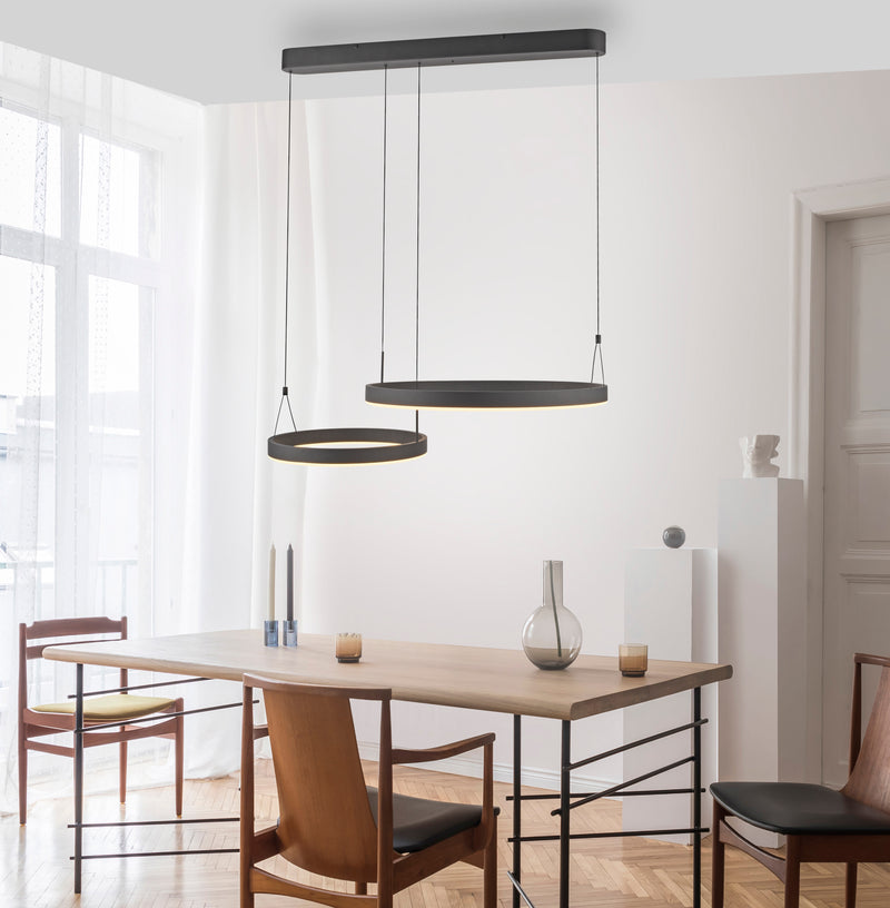 Lustra Paul Neuhaus ESKO 2xLED Negru