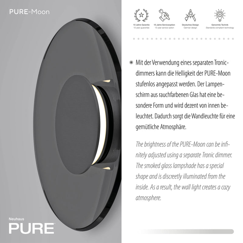 Aplica Paul Neuhaus PURE MOON LED Gri