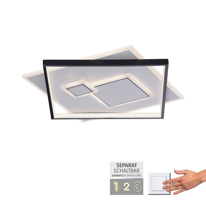 Plafoniera Paul Neuhaus MAILAK 4xLED Negru